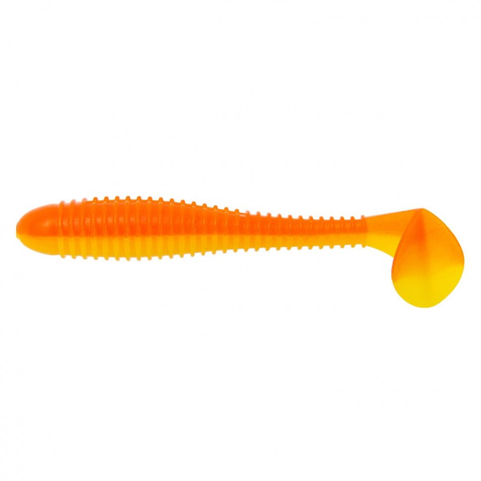 Виброхвост Helios Catcher 2,75"/7 см, цвет Orange & Yellow 7 шт HS-1-015 , 